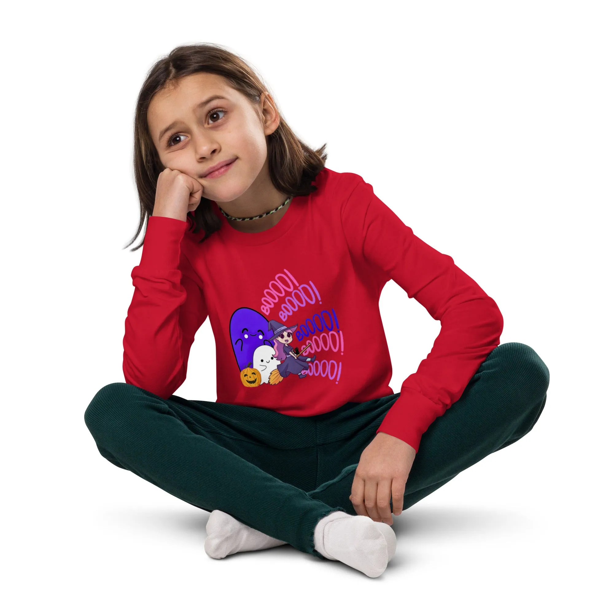 Boo Youth Long Sleeve Tee