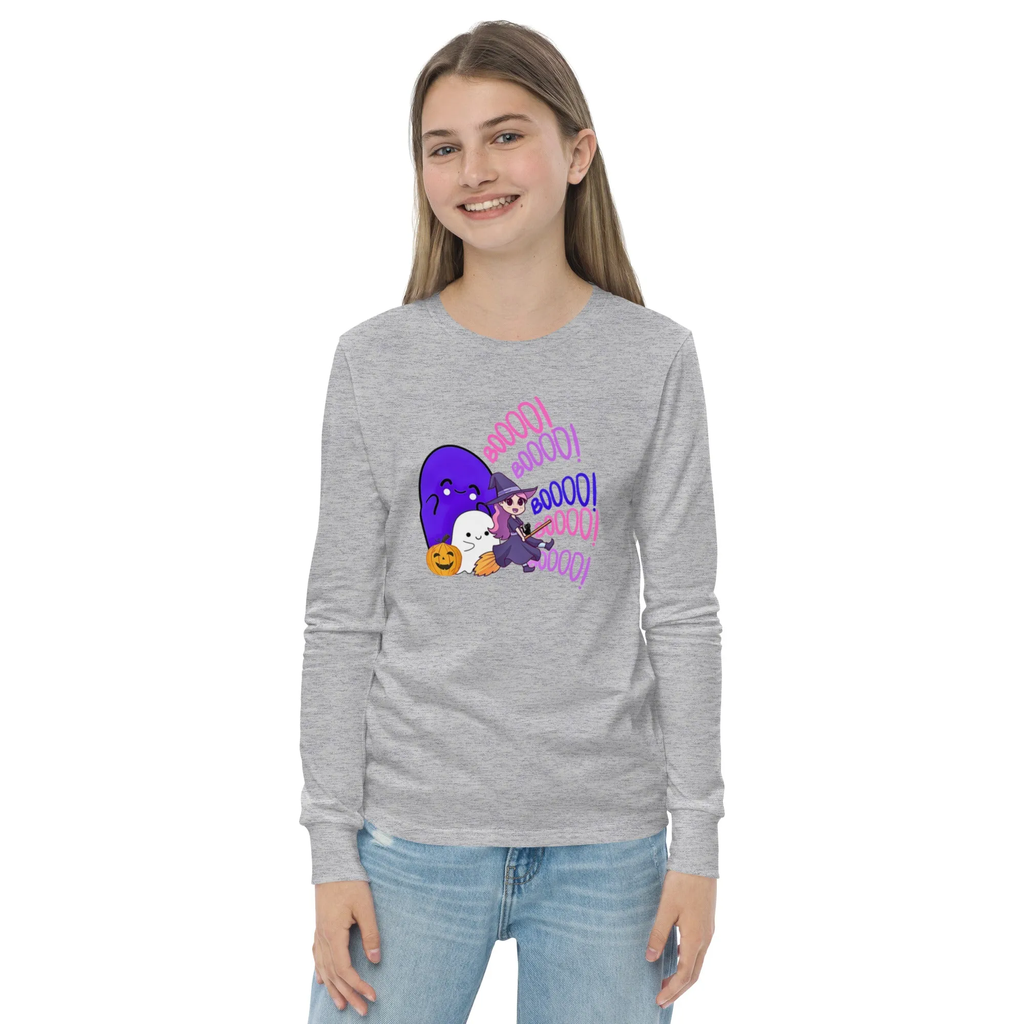 Boo Youth Long Sleeve Tee