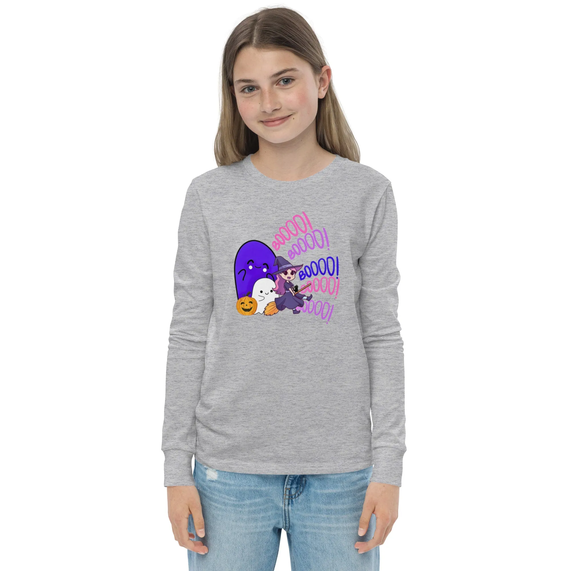 Boo Youth Long Sleeve Tee
