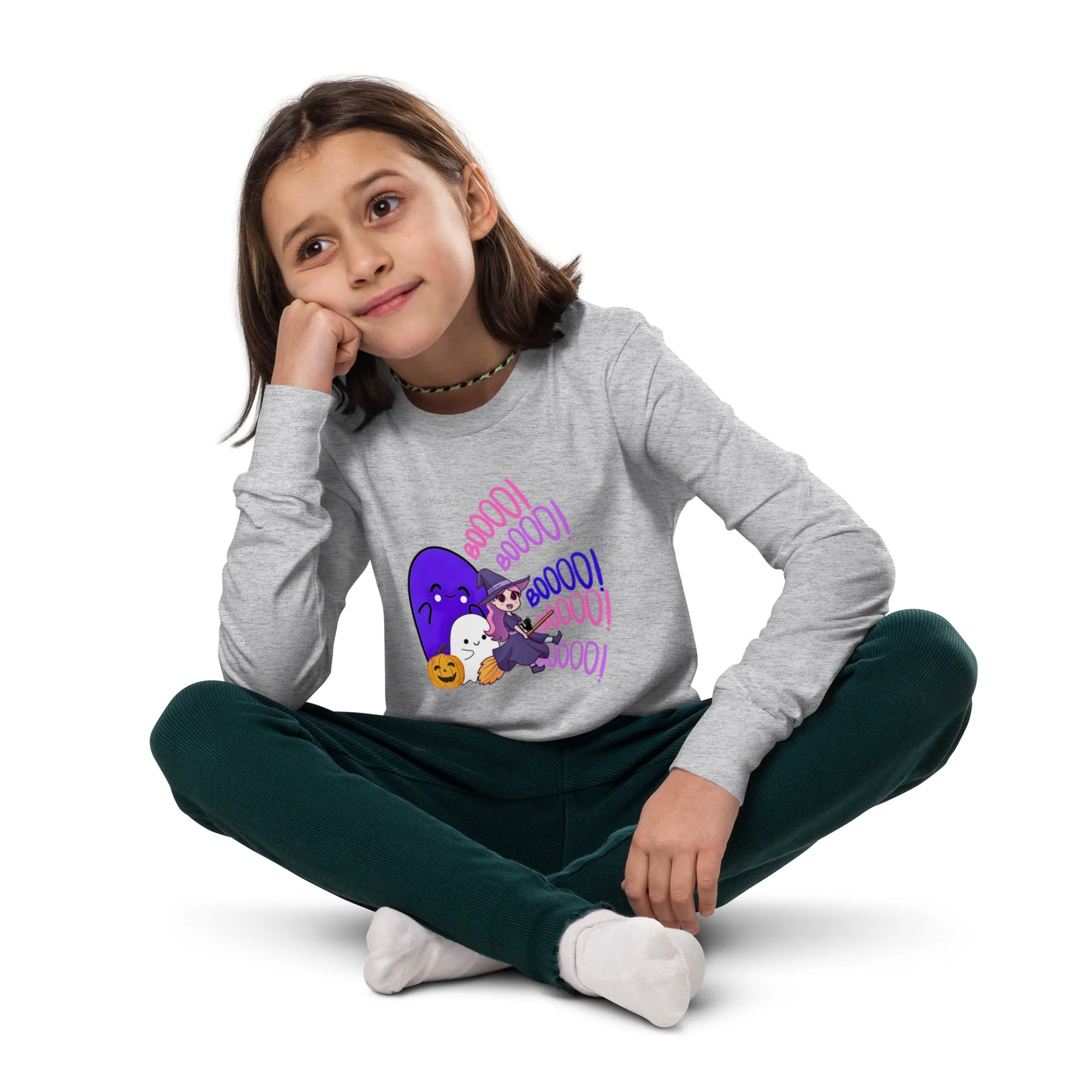 Boo Youth Long Sleeve Tee