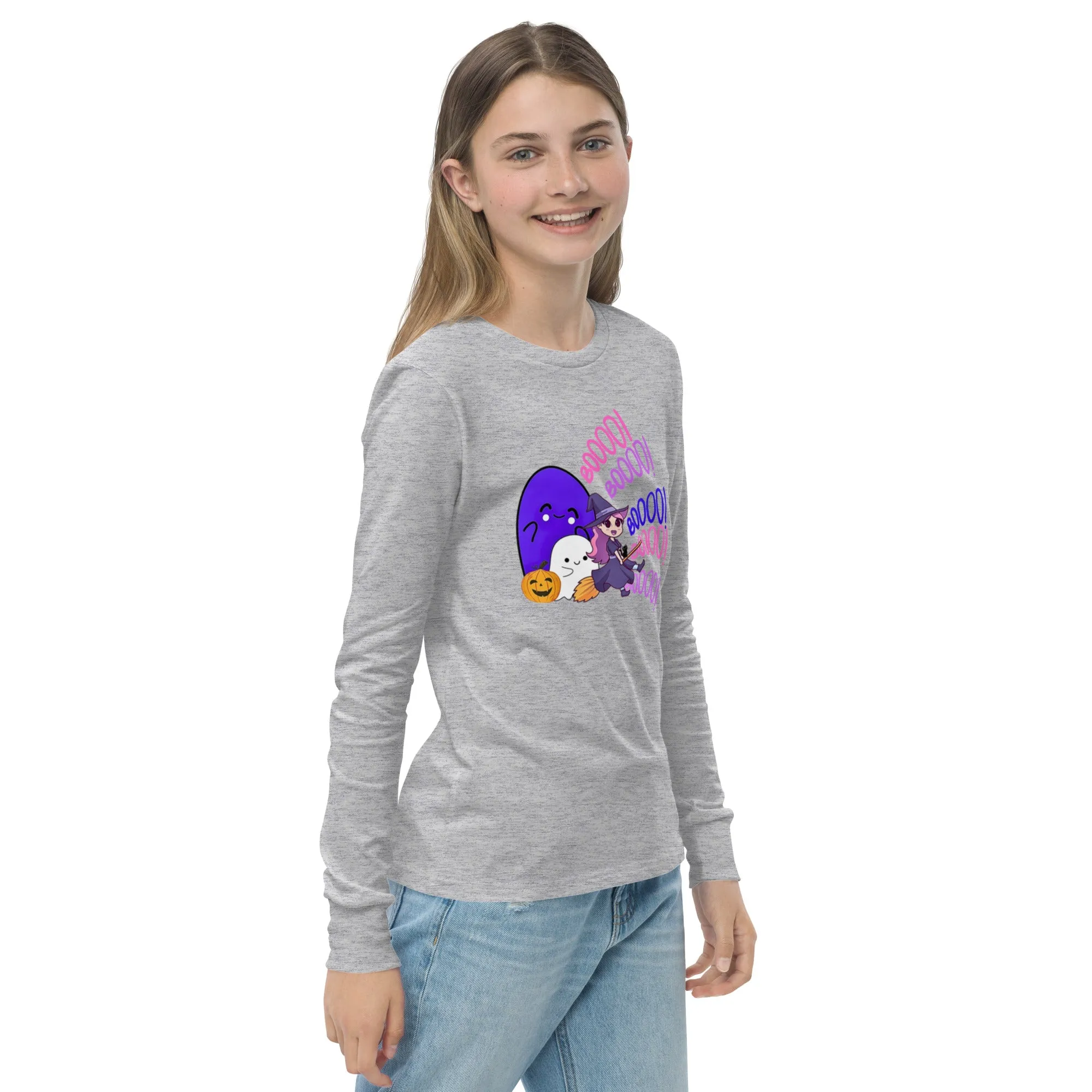 Boo Youth Long Sleeve Tee