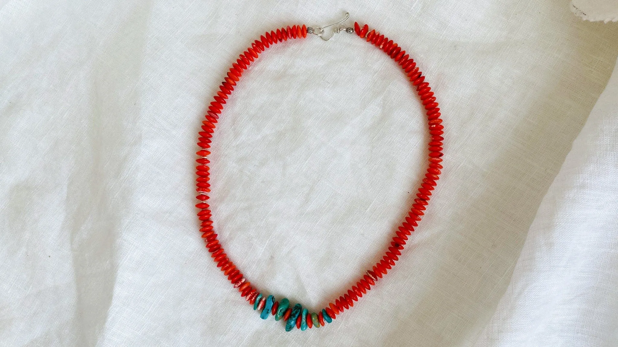 Coral and Turquoise Necklace