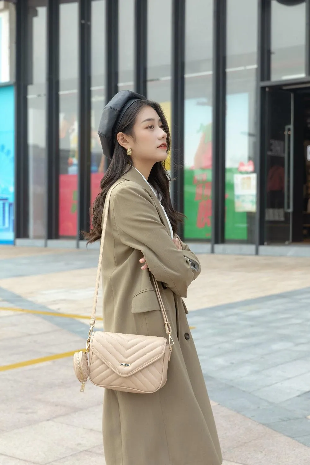 En-ji Anrim Shoulderbag - Khaki