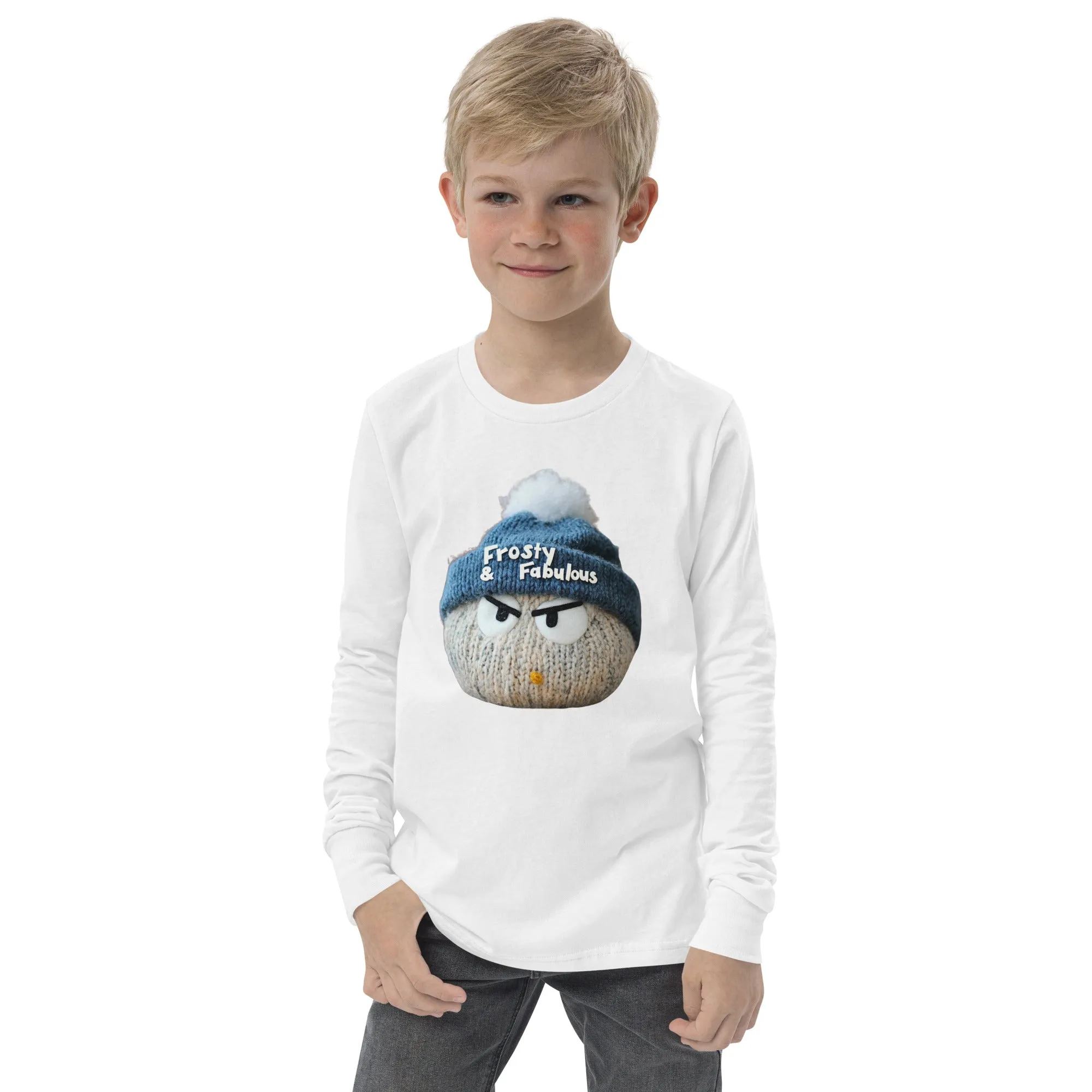 Frosty & Fabulous Youth long sleeve tee