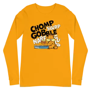 Garfield CHOMP Adult Long Sleeve T-Shirt