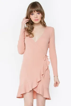 Lynette Knit Wrap Dress