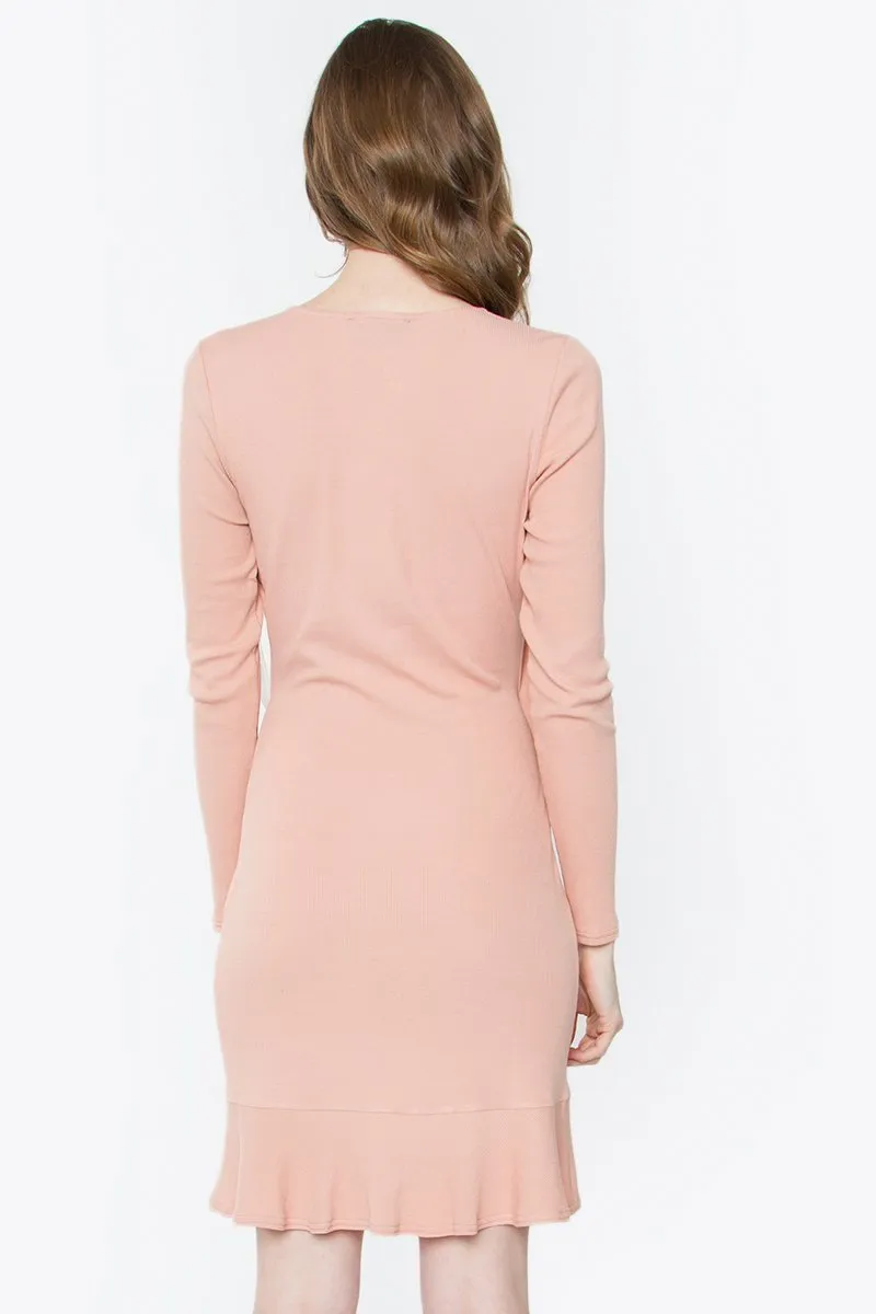 Lynette Knit Wrap Dress