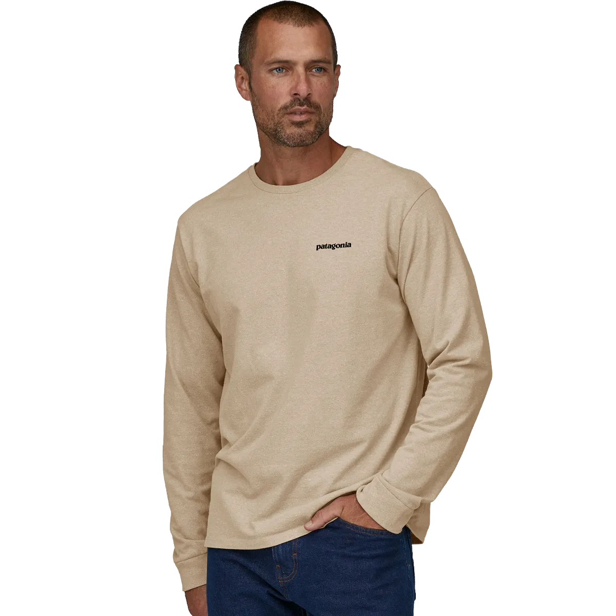 Men's Long-Sleeved P-6 Logo Responsibili-Tee