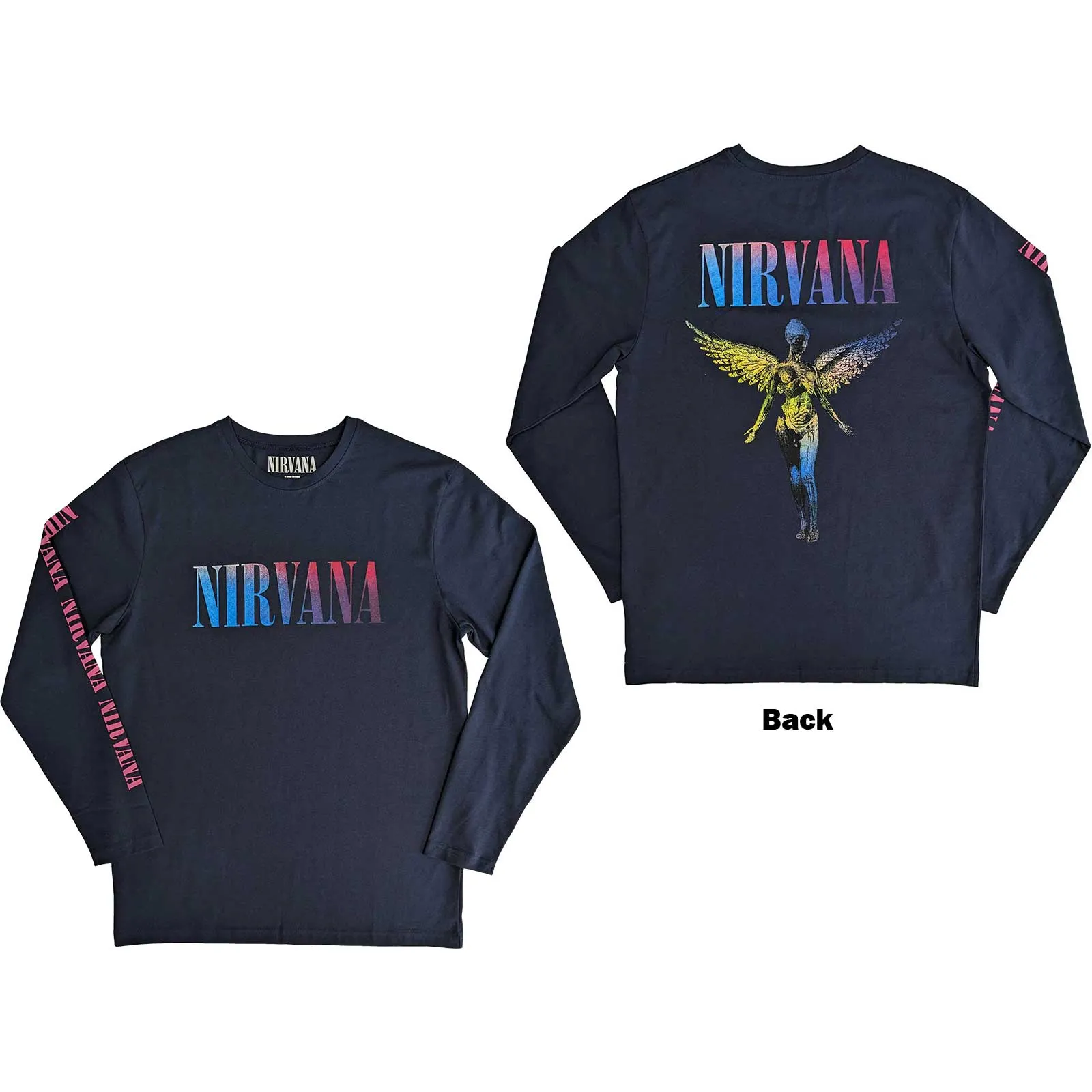Nirvana Unisex Long Sleeve T-shirt - Angelic