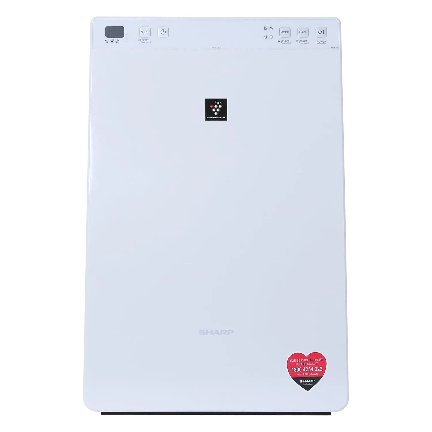 Sharp Plasmacluster Air Purifier with Humidification, for Rooms of up to 226 sq ft ‎KC-F30E-W