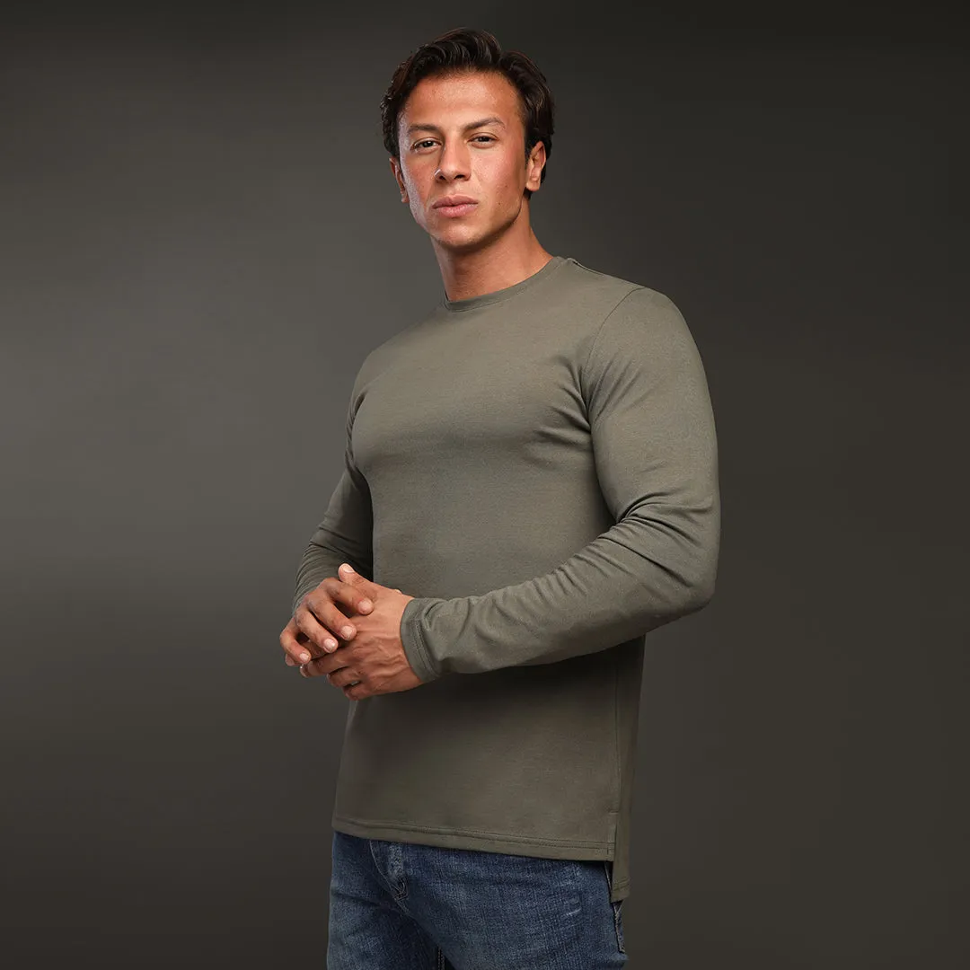 Split Long Sleeve T-Shirt