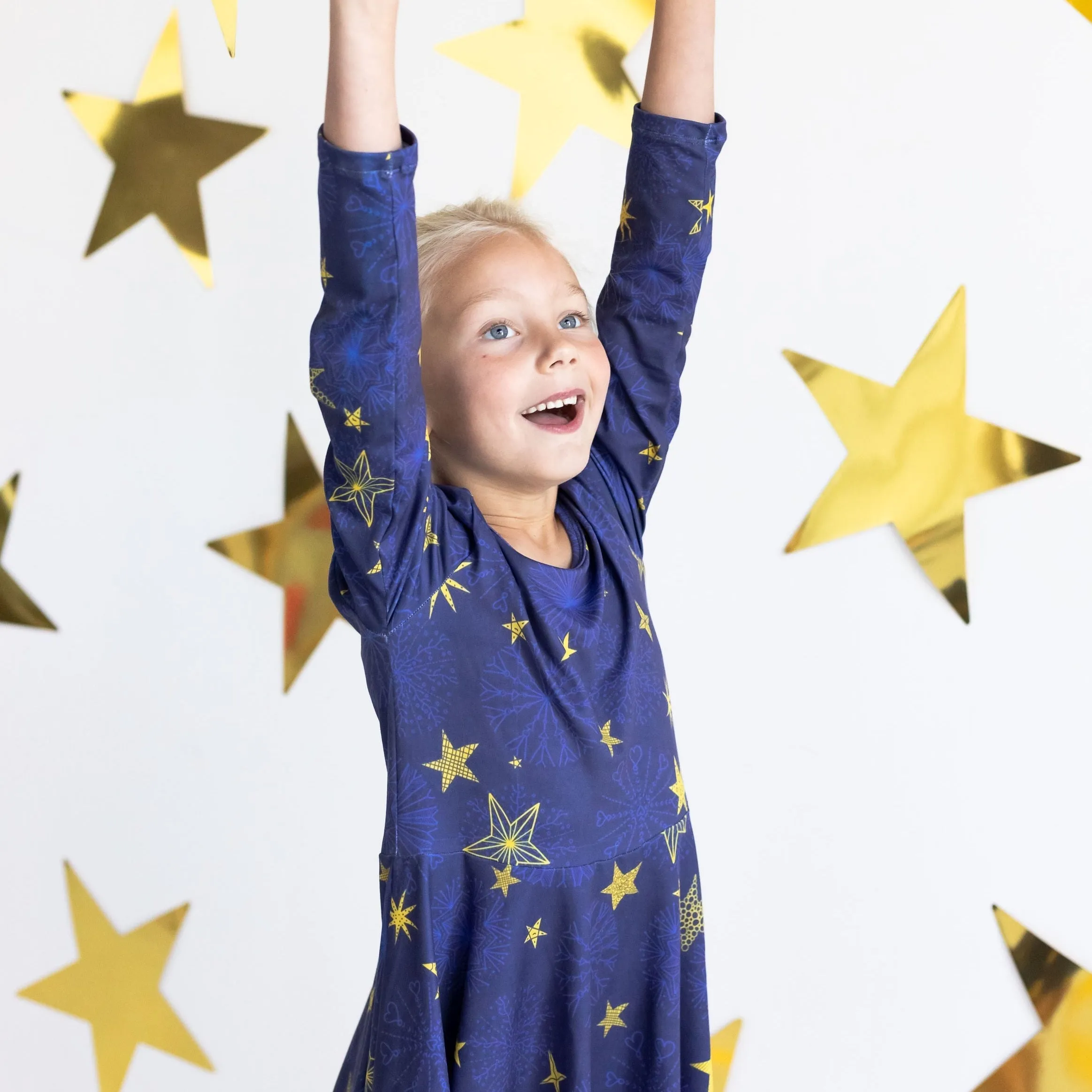 Starry Night Twirl Dress