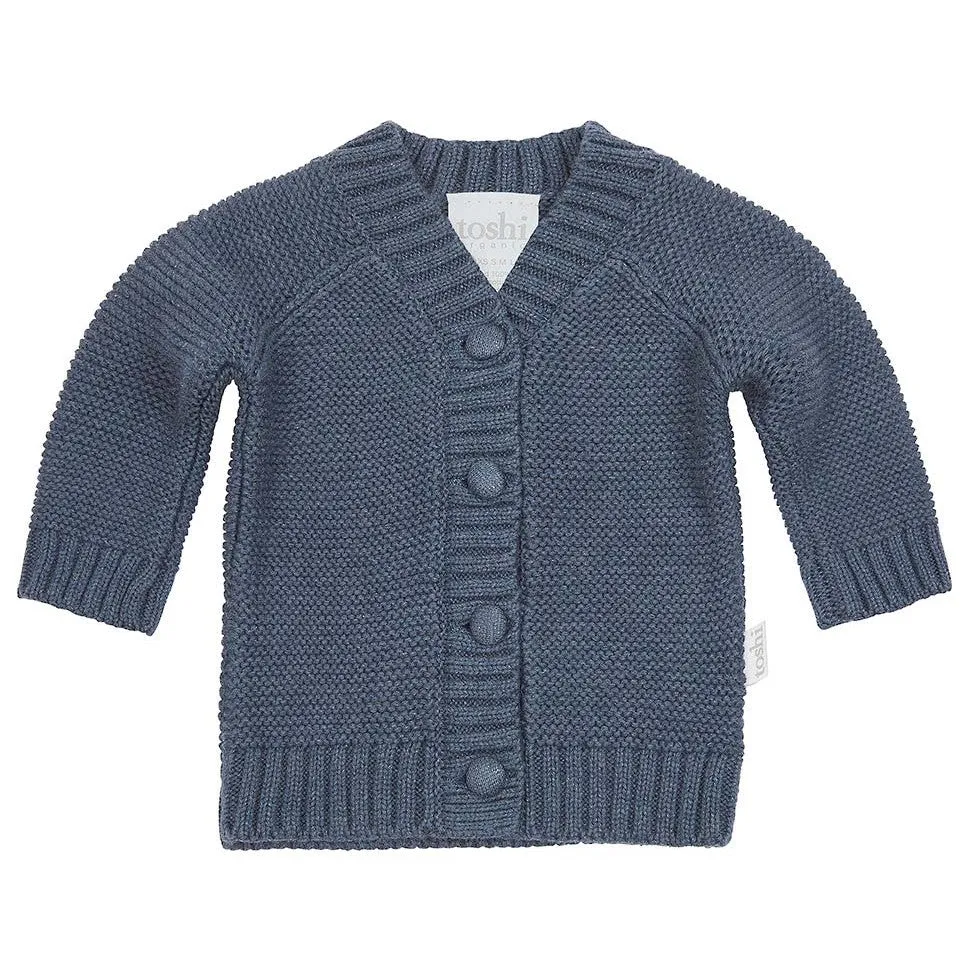 Toshi Organic Cardigan - Andy / Moonlight