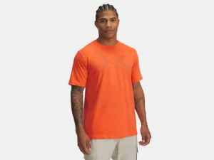 Under Armour Mens Fire/Rich Orange Reflective Big Logo SS Tshirt