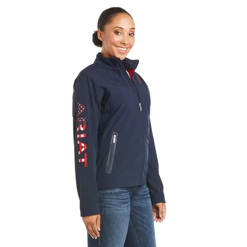 Women’s Ariat New Team Softshell Jacket – Stylish, Weather-Resistant & Versatile